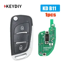 1szt Keydiy B11 Wielofunkcyjny zdalny kluczyk samochodowy 2/3 przyciski KD Uniwersalny pilot do kluczy samochodowych KD900/KD-X2/mini KD serii B