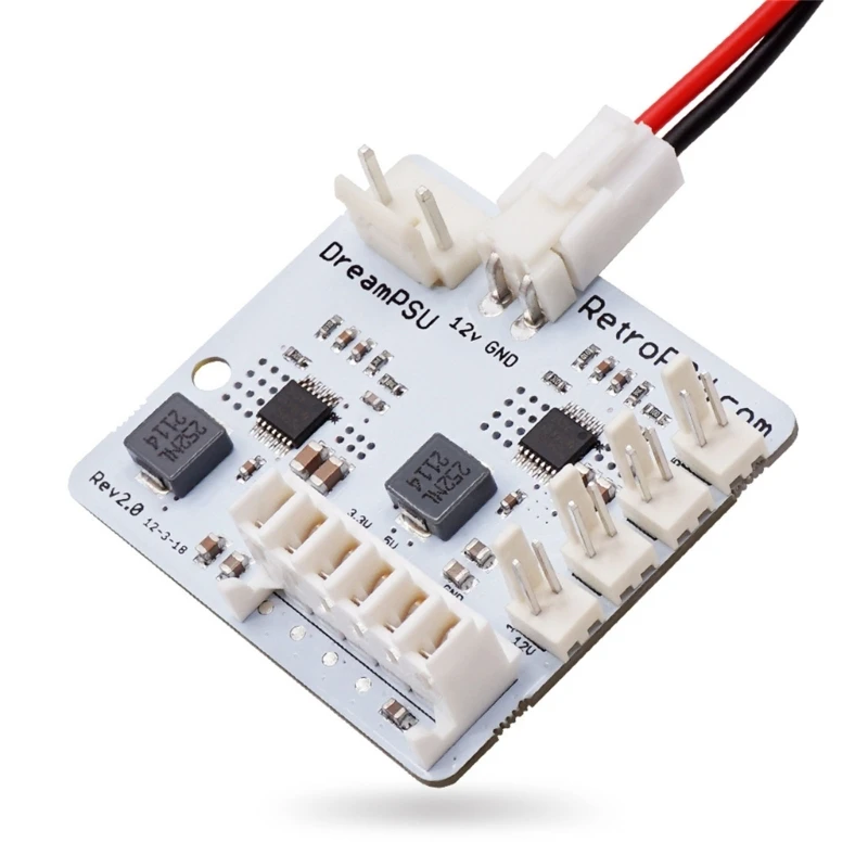 Universal Power Supply Board for Dream Cast Consoles, Low Power Consumption,Enhances Cooling Systems Plugs & Play Design