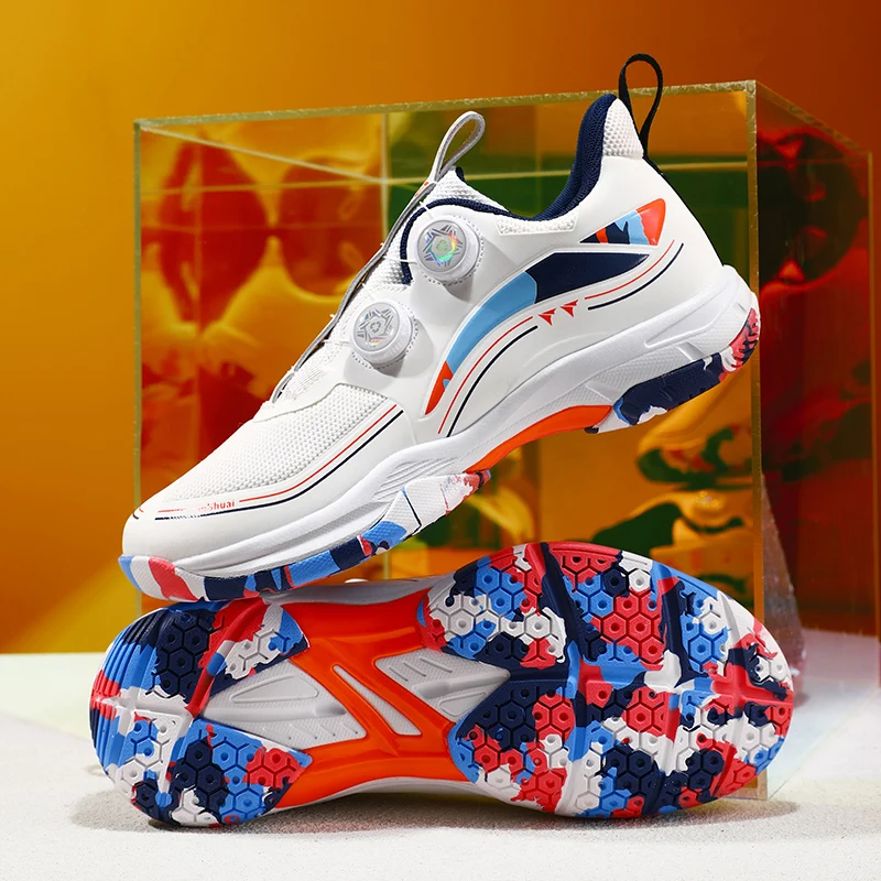 

Badminton Shoes Men Anti Slip Cushioning Shoes High-quality Tennis Shoes Outdoor Sports Pro Sneakers Men and Women 37-44