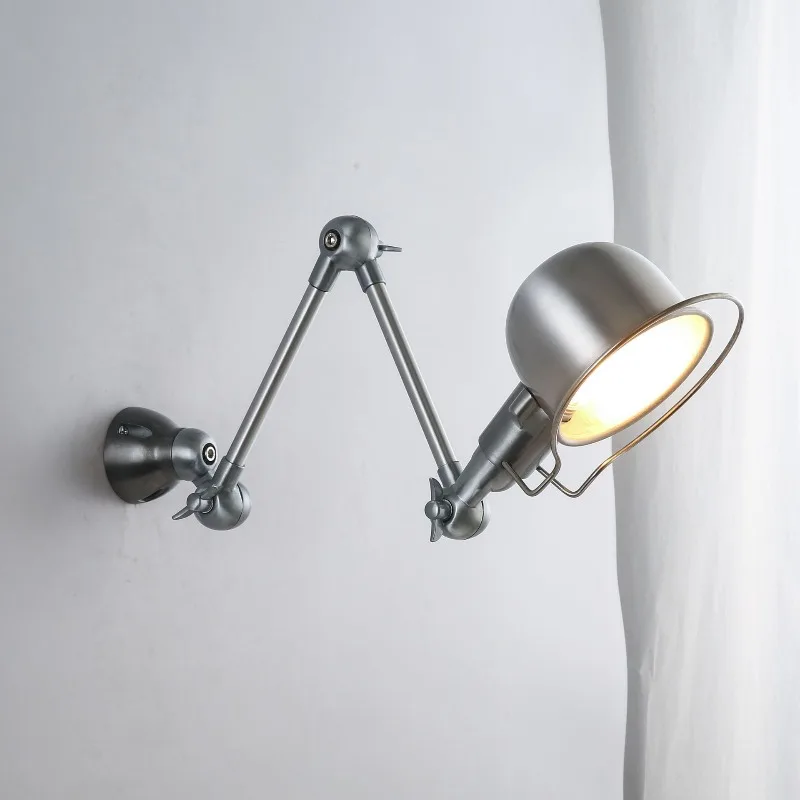 American Industrial Style Retractable Folding Wall Lamp Retro Homestay Entrance Hall Bedroom Bedsides
