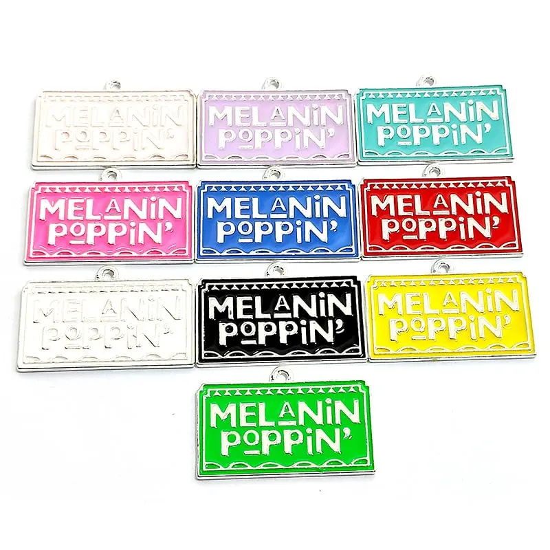 10pcs MEL  letter charms for women DIY jewelry accessories  LTC0137-LTC0140