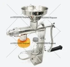 Stainless Steel Manual Oil Presser Machine Household Rapeseed Oil Pressing Machine Vegetable Rapeseed Sesame