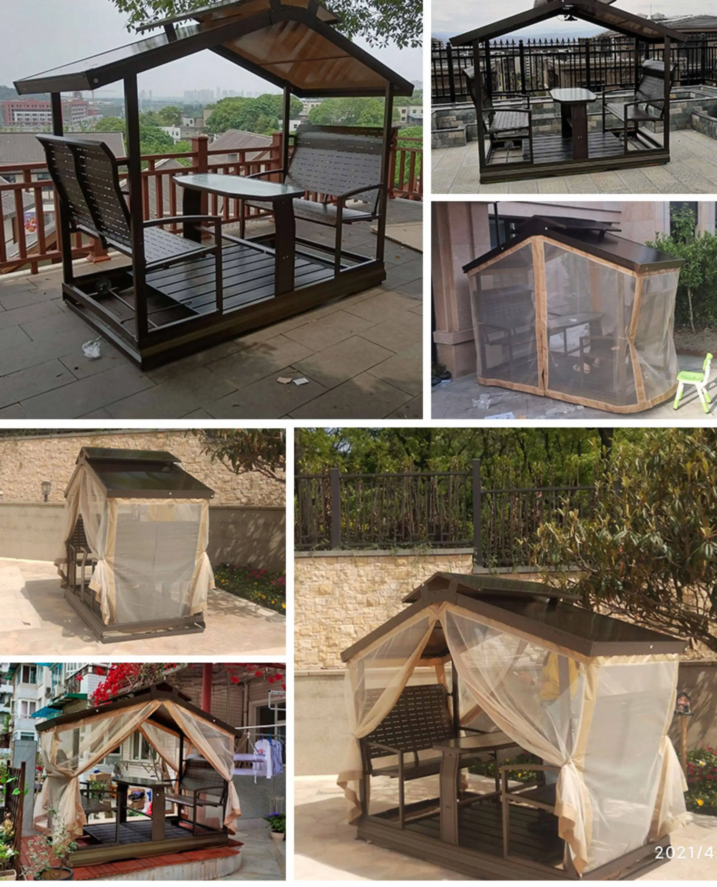 Any Size Custom Outdoor Alumin - Outdoor Furniture Durable ulasan dan harga
