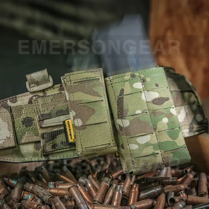 EmersonGear porta cargadores táctico doble MOLLE LCS corte láser - imagen 2