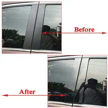 8 ks sloupků dveří, okenních lišty, samolepky, vnější díly pro Kia STONIC 2018 2019 2020 2021 2022 12 nejlepší prodej Miniaturní Kia Stonic 2019 - №11