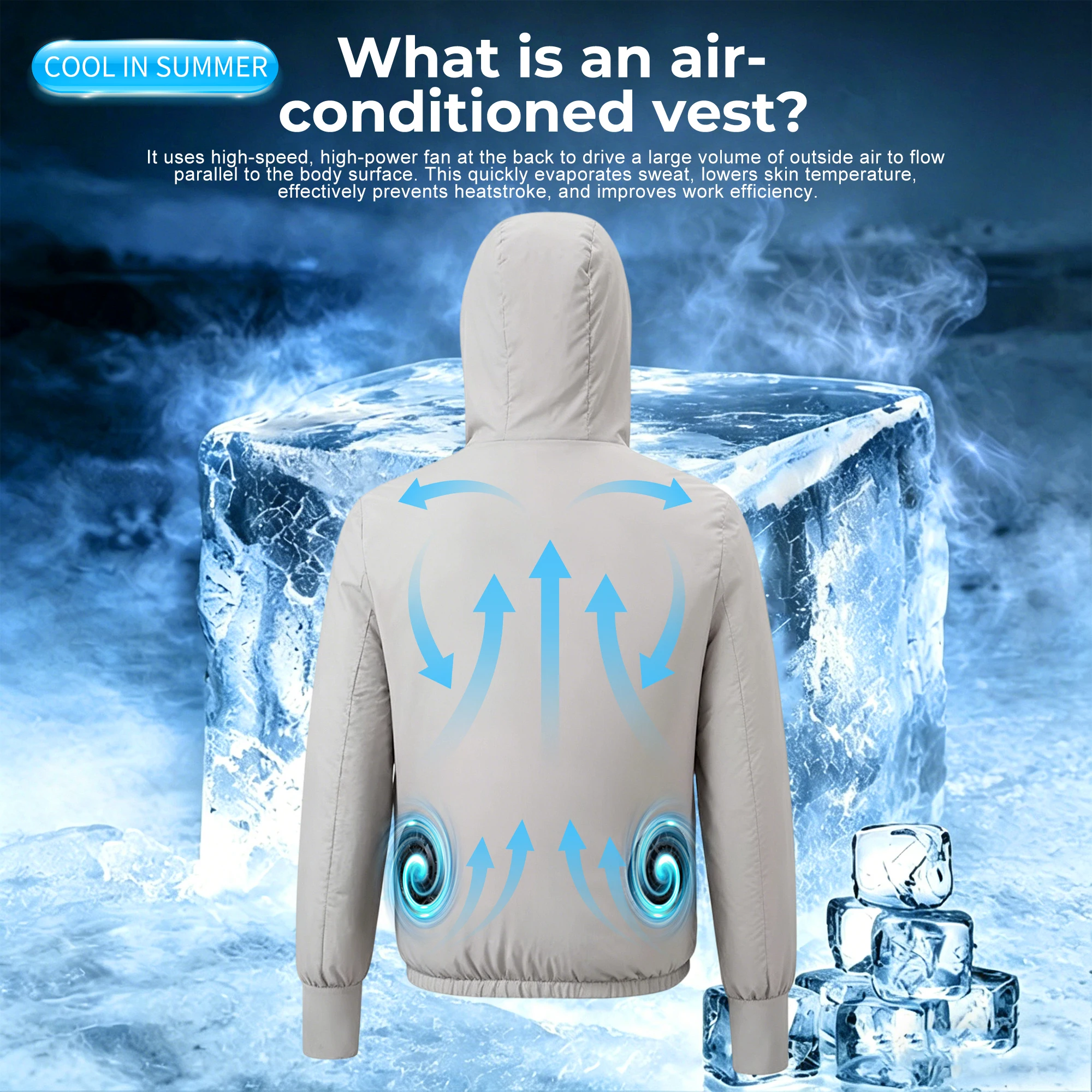 Colete Refrigerado com Ventila - Yours Clothing Summer Jackets avaliação e preço