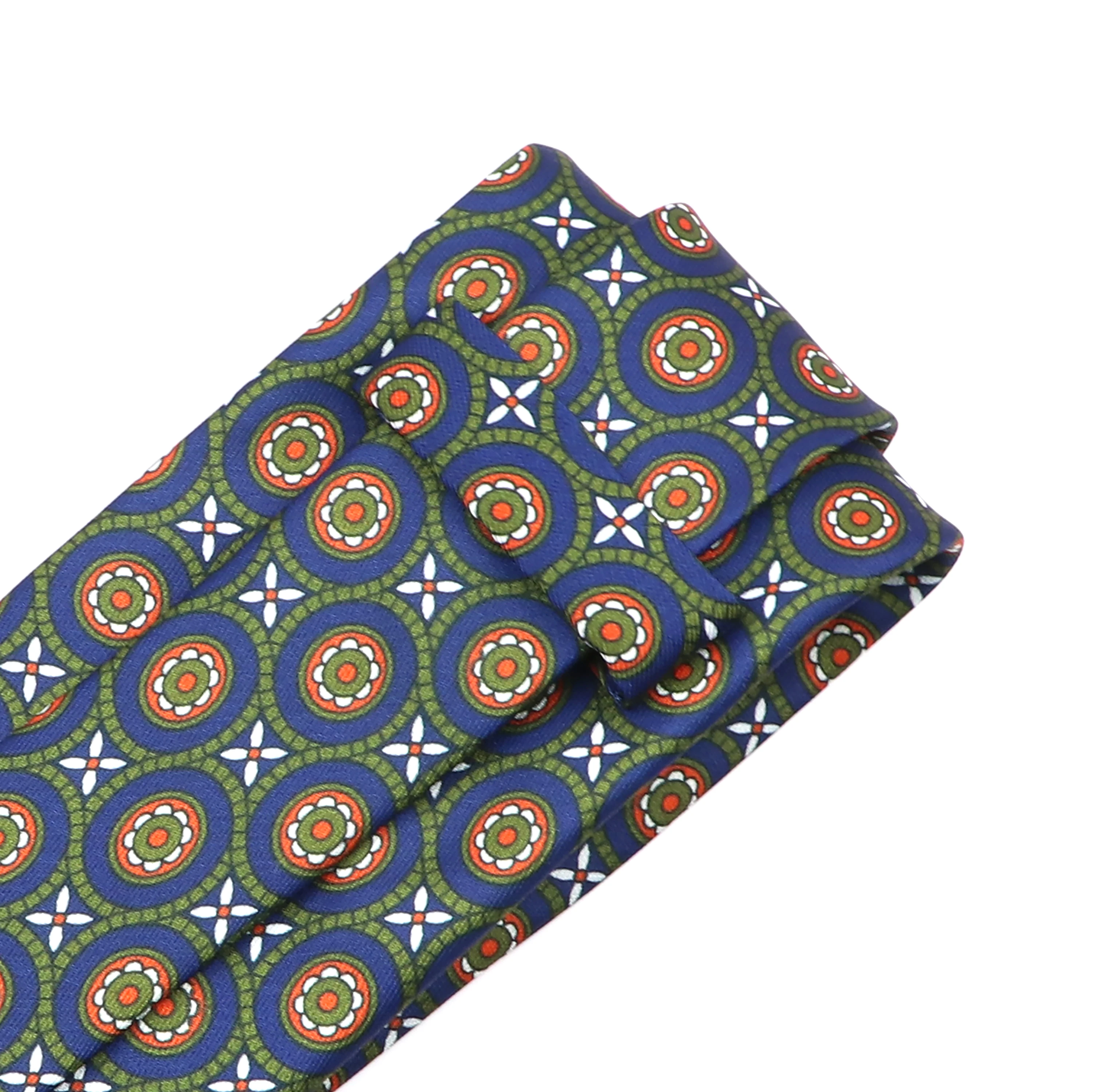 Novelty Bohemian Ties Men\'s Fashion Slik Polyester Neck Tie Skinny Blue Green Red Paisley Floral Gravata For Men Daily Wear Gift