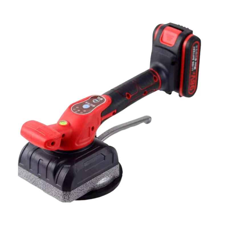 21V Tile Tiling Machine Electric Wall Floor Tiles Laying Vibrating Tool Enlarged Suction Cup Home Tile Paving Device With Batter