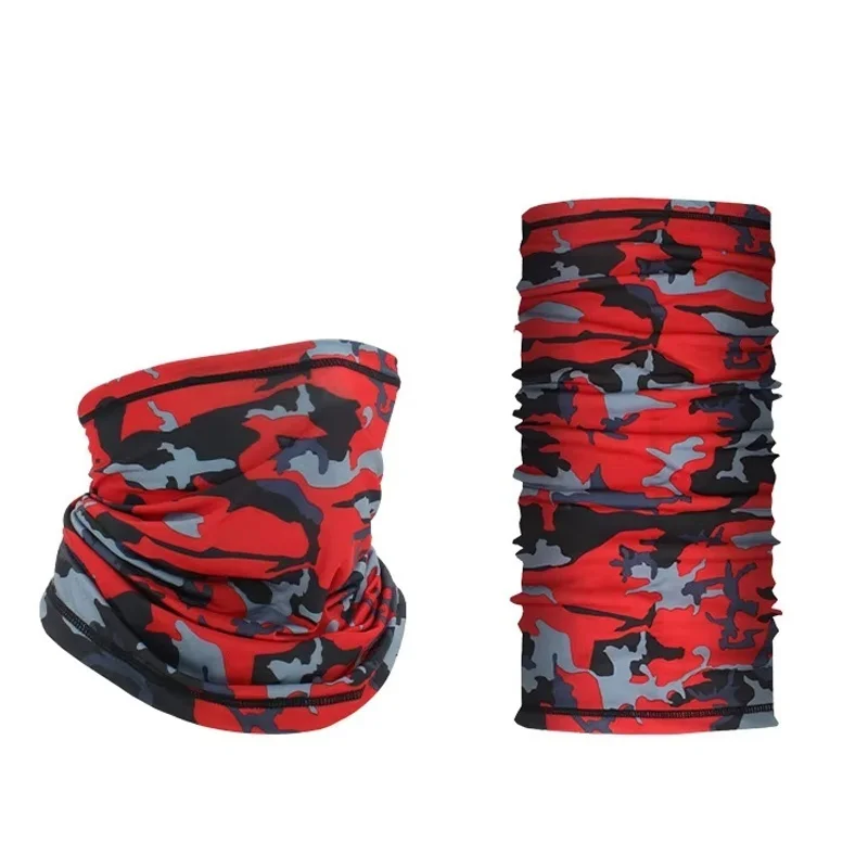 Outdoor Ice Silk Sun Protection Bib Spring and Summer Motorcycle Neck Cover Sports Magic Bandana Riding Mask Cycling Face Mask