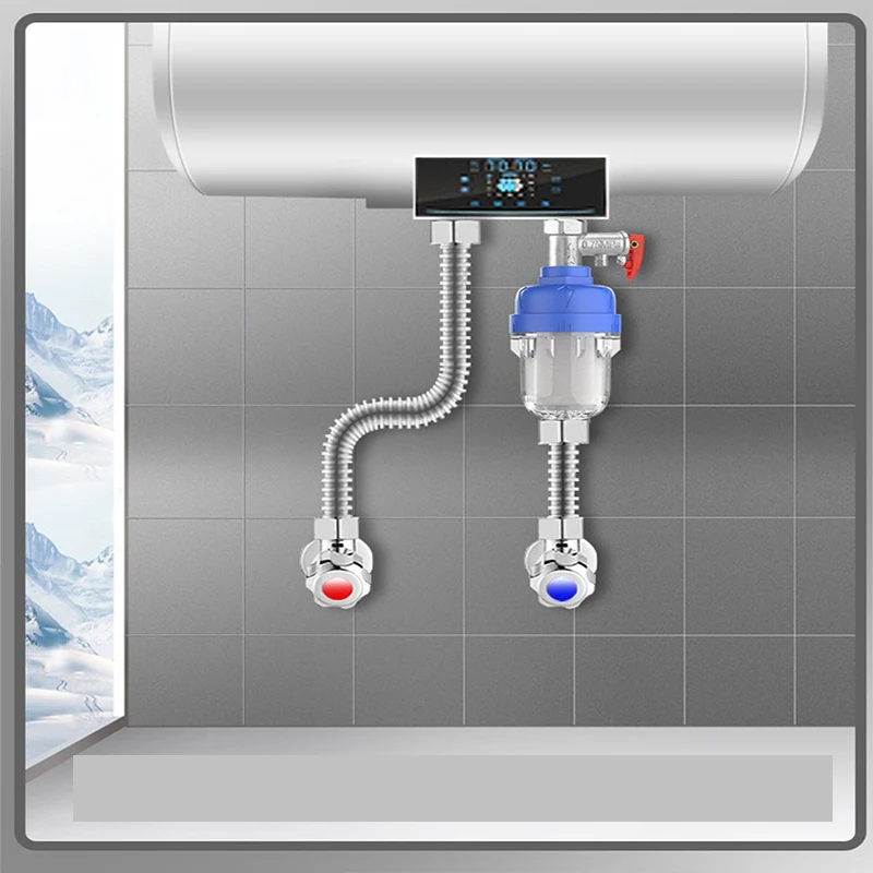 เครื่องทำน้ำอุ่น Pre-Filter สำหรับครัวเรือนก๊อกน้ำ,เครื่องซักผ้า,ห้องน้ำ,ฝักบัวได้อย่างมีประสิทธิภาพกรอง Limescale