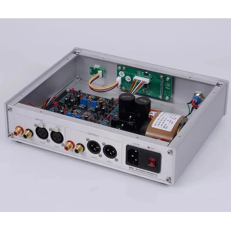 AIYIMA SMSL 1:1 Реплика Malan HDAM Circuit HI-END Полностью балансный предусилитель с дистанционным управлением Hi-Fi предусилитель Аудио