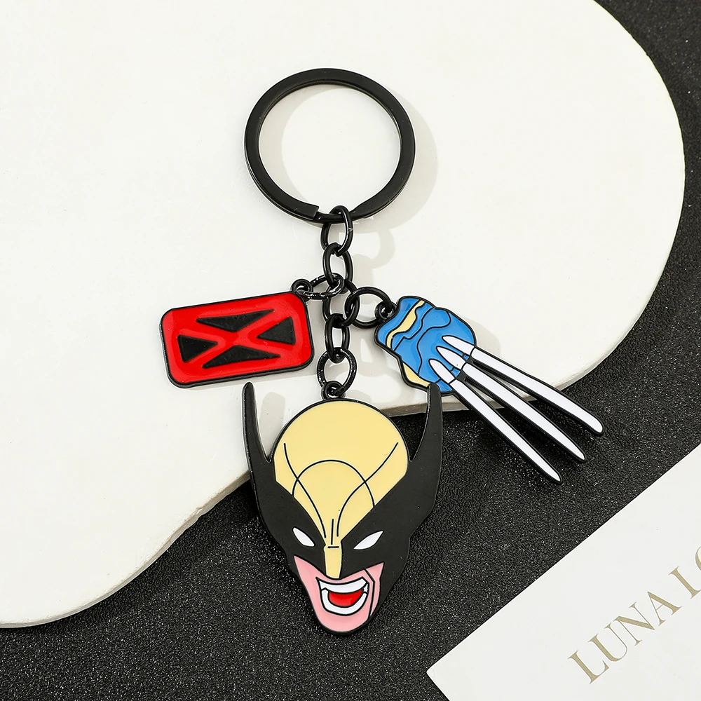 Marvel Wolverine Pendant Keychain Fashion Accessory for Cosplay Jewelry Gift for Women And Men Trendy Cool Design