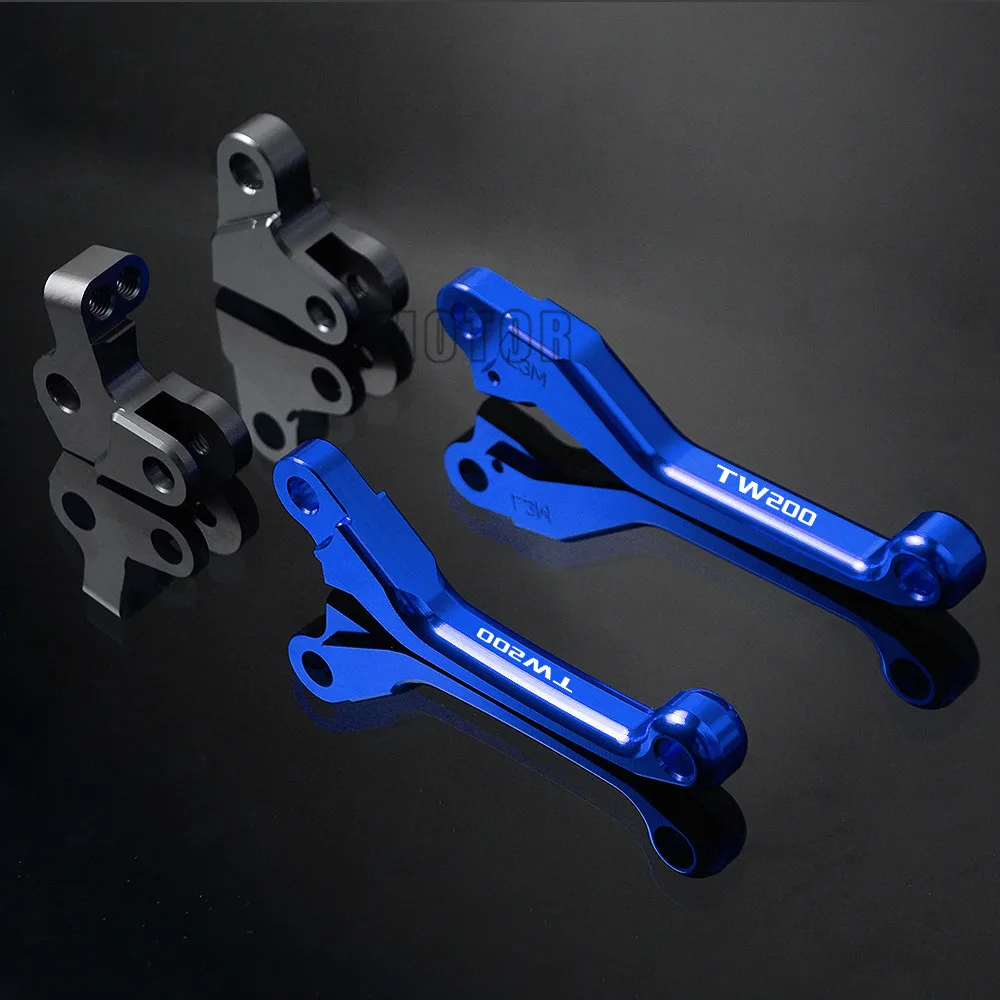 For Yamaha TW200 TW 200 2000-2017 2016 2015 CNC Aluminum Motorcycle Dirtbike Dirt Pit Bike Motocross Pivot Brake Clutch Levers