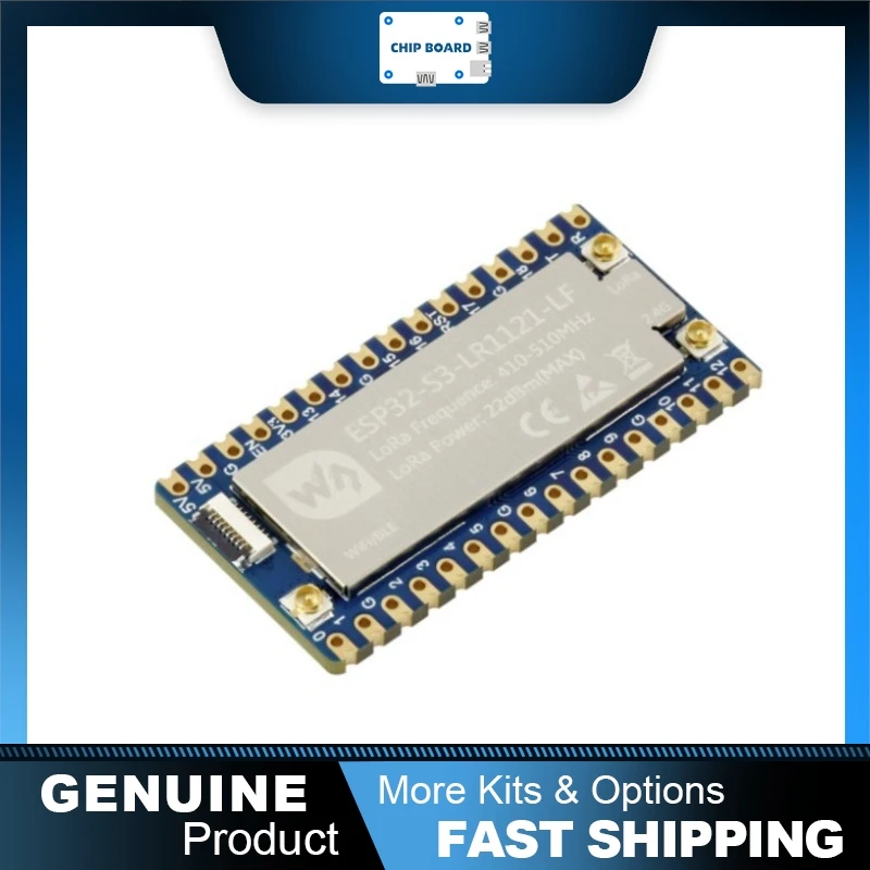 

Waveshare ESP32-S3 LoRa Board with LR1121 RF, Sub-GHz & 2.4GHz Dual Band Wireless, Long Range IoT Development