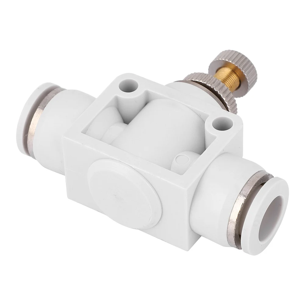 Air Speed Control Valve Snap-On Quick Connector Brass Knob Valve Throttle Valve Pneumatic Tools Accessories Air Intake Interface