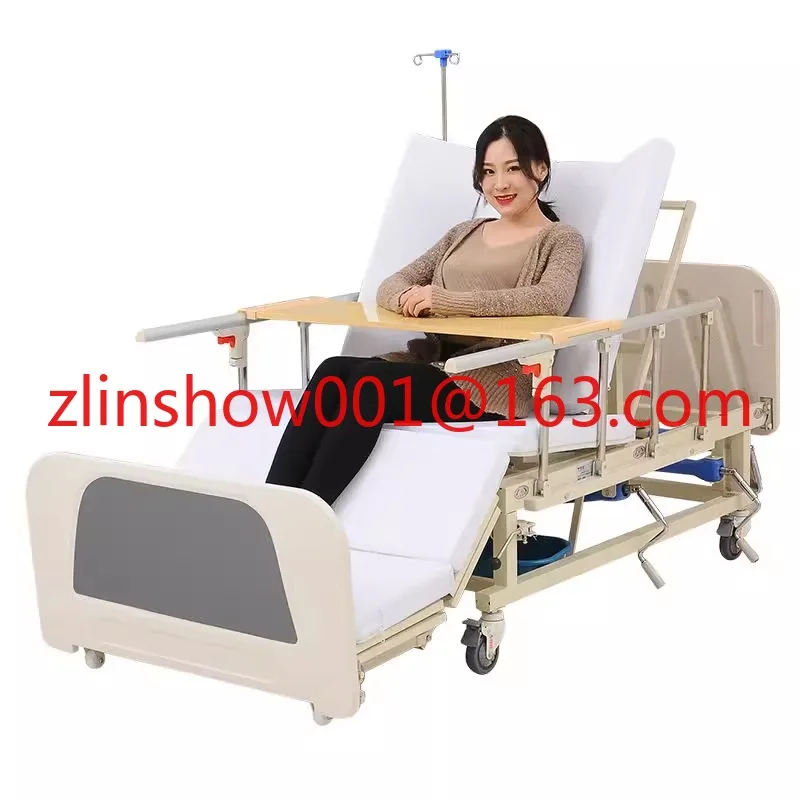 

Парализованные пациенты, движущиеся движение тела, вращающаяся медицинская кровать, многофункциональная медицинская кровать для пожилых людей с отверстием для дефицита