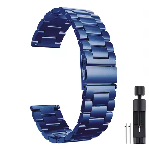 18mm 22mm 20mm Watch Band For Samsung Galaxy Watch 7/6/5/4/3 S3 Active2 Huawei Watch GT 6 Pro GT5 GT4 GT3 2 Stainless Steel Band - Image 33