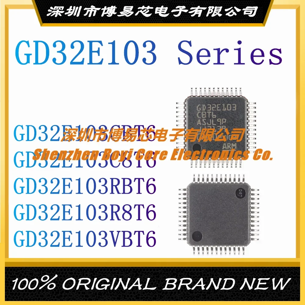 GD32E103CBT6 GD32E103C8T6 GD32E103RBT6 GD32E103R8T6 GD32E103VBT6 -100 ARM Cortex-M4 120MHz  (MCU/MPU/SOC)