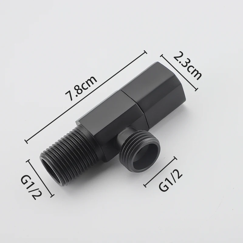 ULA Black Gold Brushed Bidet Faucet Brass Valve Single Cold Water Valve Portable Bidet Faucet Valve Shower Toilet Shattaf