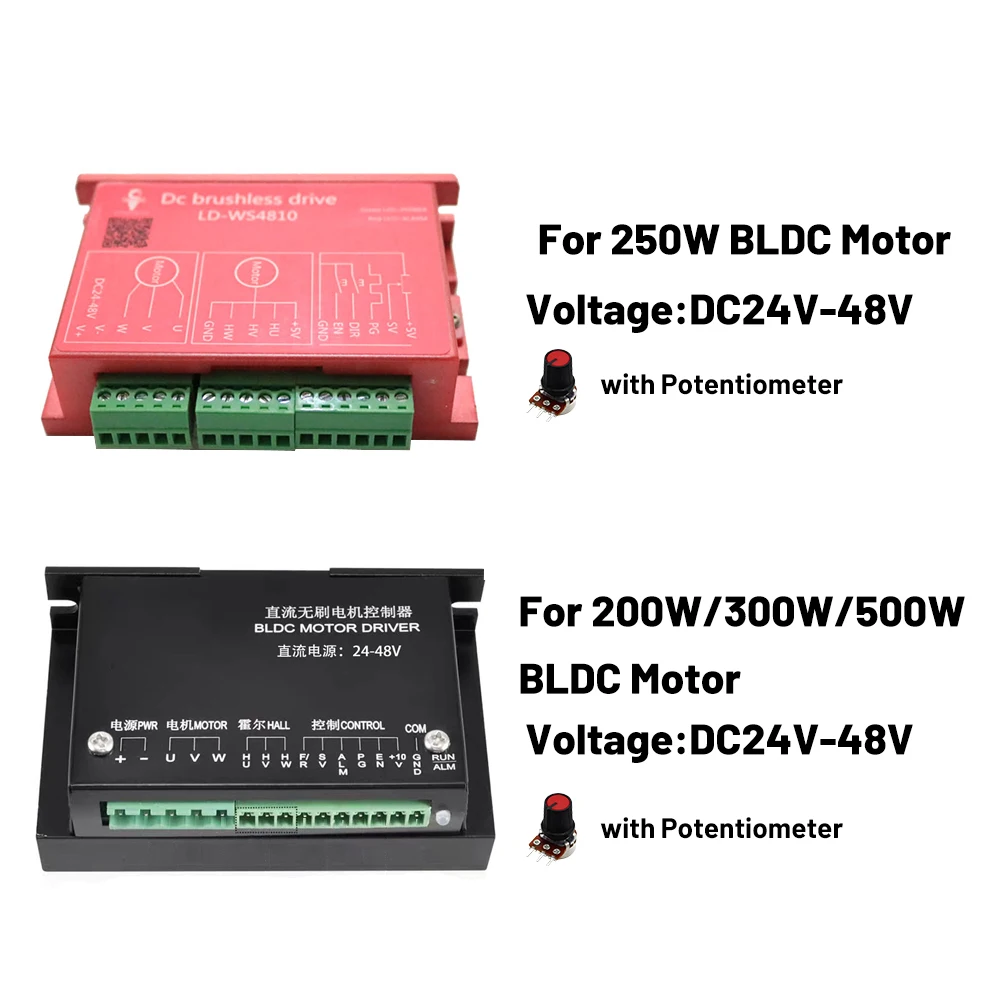 Imagem -06 - Bldc Brushless Spindle Drive Power Kit Motor com Sensor Hall Máquina Router Cnc Madeira Plástico Pvc 48v 36v Er16 Er11 6000rpm