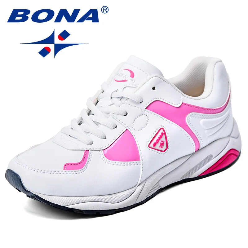 Bona neue beliebte Stil Frauen Laufschuhe synthetische Schnürung weibliche Sportschuhe Outdoor Lady Jogging schuhe schnell versand kostenfrei