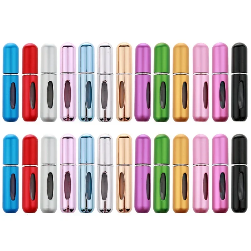 

10pcs/lot 5ml Mini Refillable Perfume Bottle with Spray Scent Empty Cosmetic Container Atomizer Bottle Travel Tool