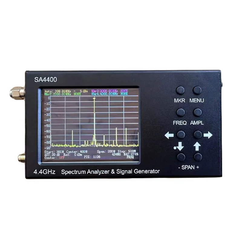 B28C-Wifi 2G 4G LTE CDMA GSM 신호용 새로운 4.4Ghz SA4400 스펙트럼 분석기 및 신호 발생기 휴대용 스펙트럼 분석기