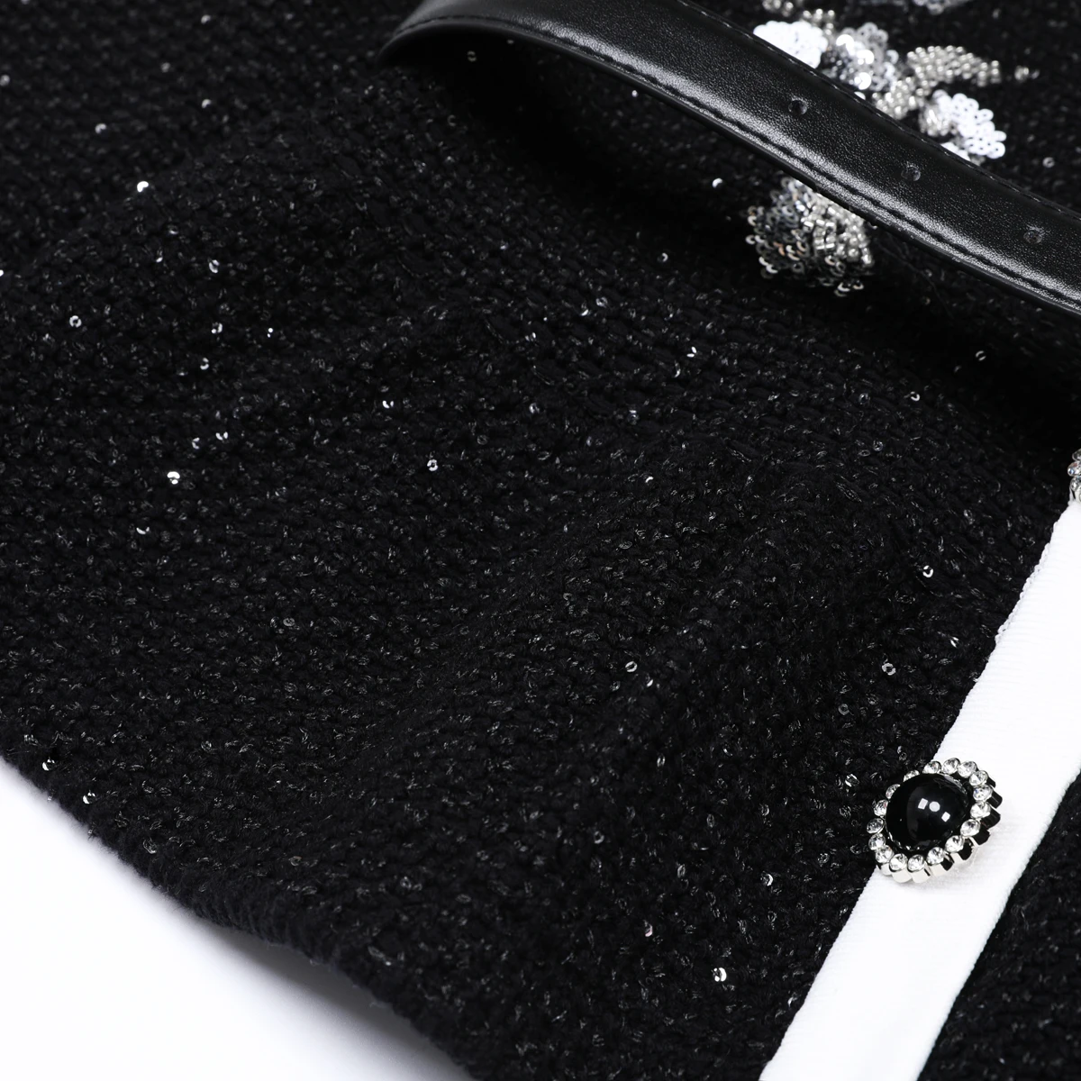 25293 High-quality New Fashion Elastic Knitted Embroidered Long Sleeved Waistband Cardigan+slim Fit Skirt Women's Set