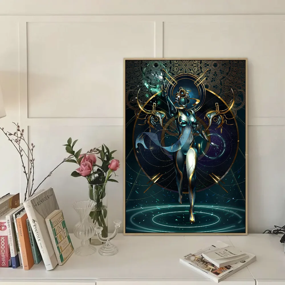 Warframe Vintage Posters Sticky Whitepaper Prints Posters Artwork Posters Wall Stickers