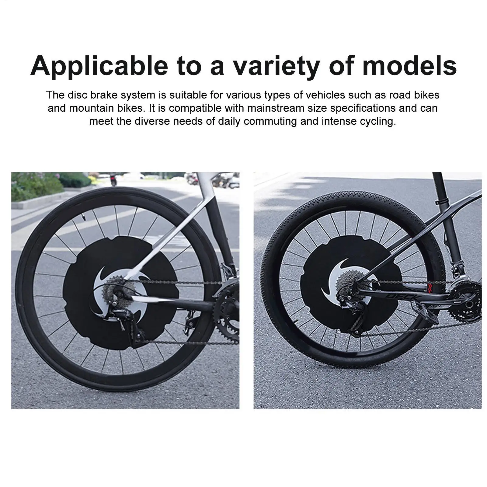 أغطية الفرامل أغطية حماية ل فرامل قرص الدراجة وسادة حماية أداة تنظيف مضادة للضوضاء لحماية الإطار أضرار الرش الزائد #6