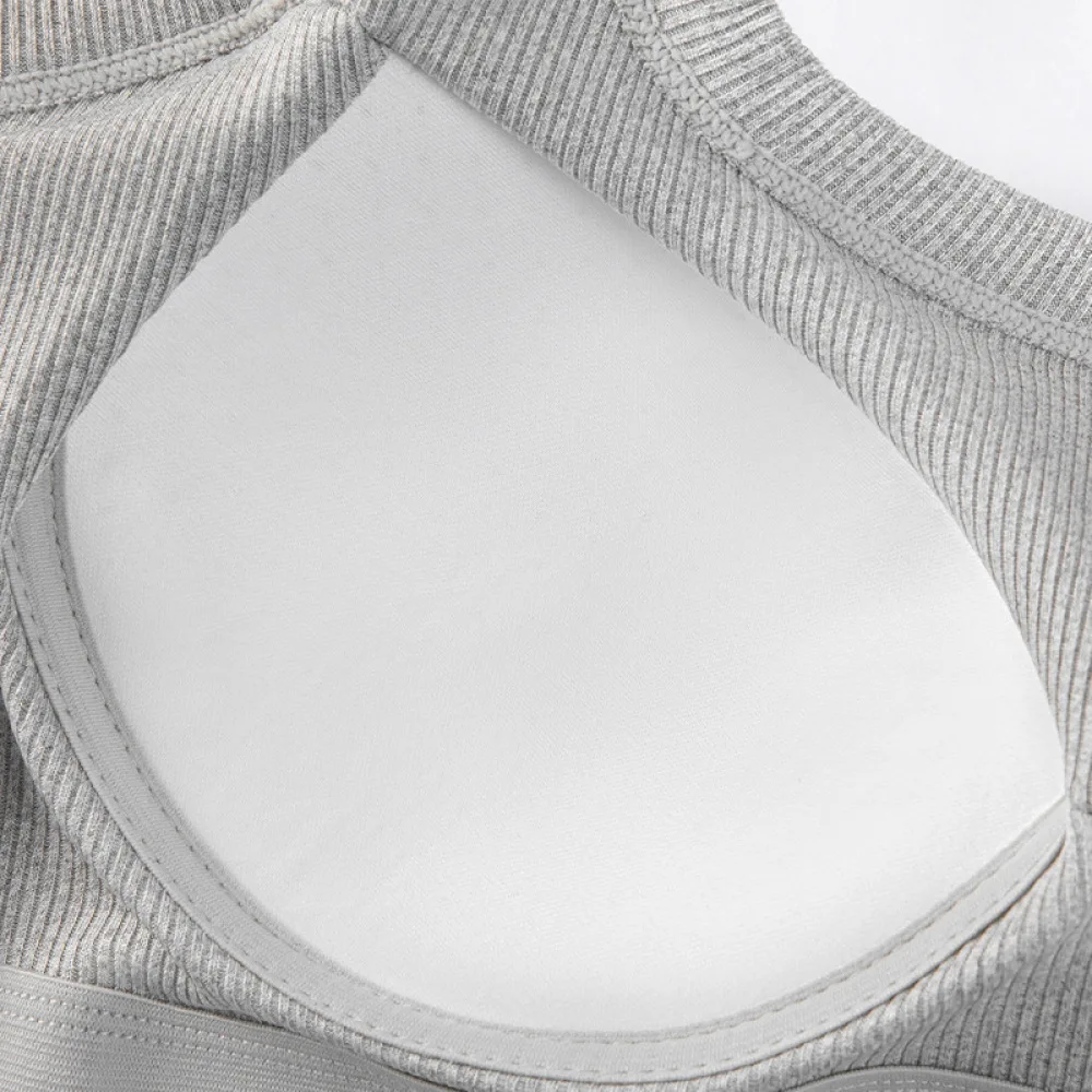 Women Ribbed Square Neck Tank Top Fixed Pads Sleeveless Vest Solid Color Slim Fit Camisole Casual Summer Base Layer Top