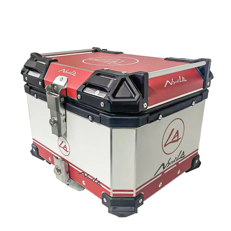 

Suitable for new motorcycle tail box models45L LADecal Aluminum Alloy Trunk Quick Release Base Waterproof Anti-Collision Luggage