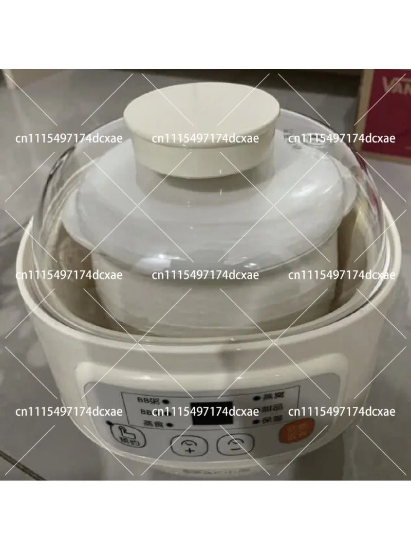 Mini Electric Stew Pot for Baby Food Slow Cooker for Infant Porridge Soup Compact Personal Hot Pot