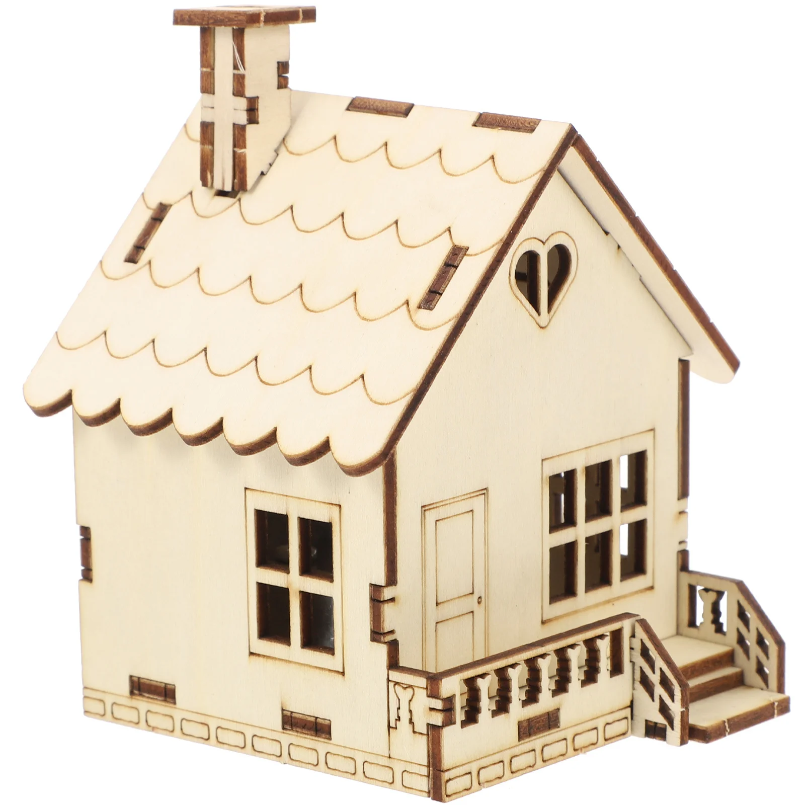 

Деревянная музыкальная шкатулка в форме дома, декор для рабочего стола, нежная музыкальная шкатулка для домашнего офиса, детский подарок, фестиваль, вечеринка, подарок из дерева