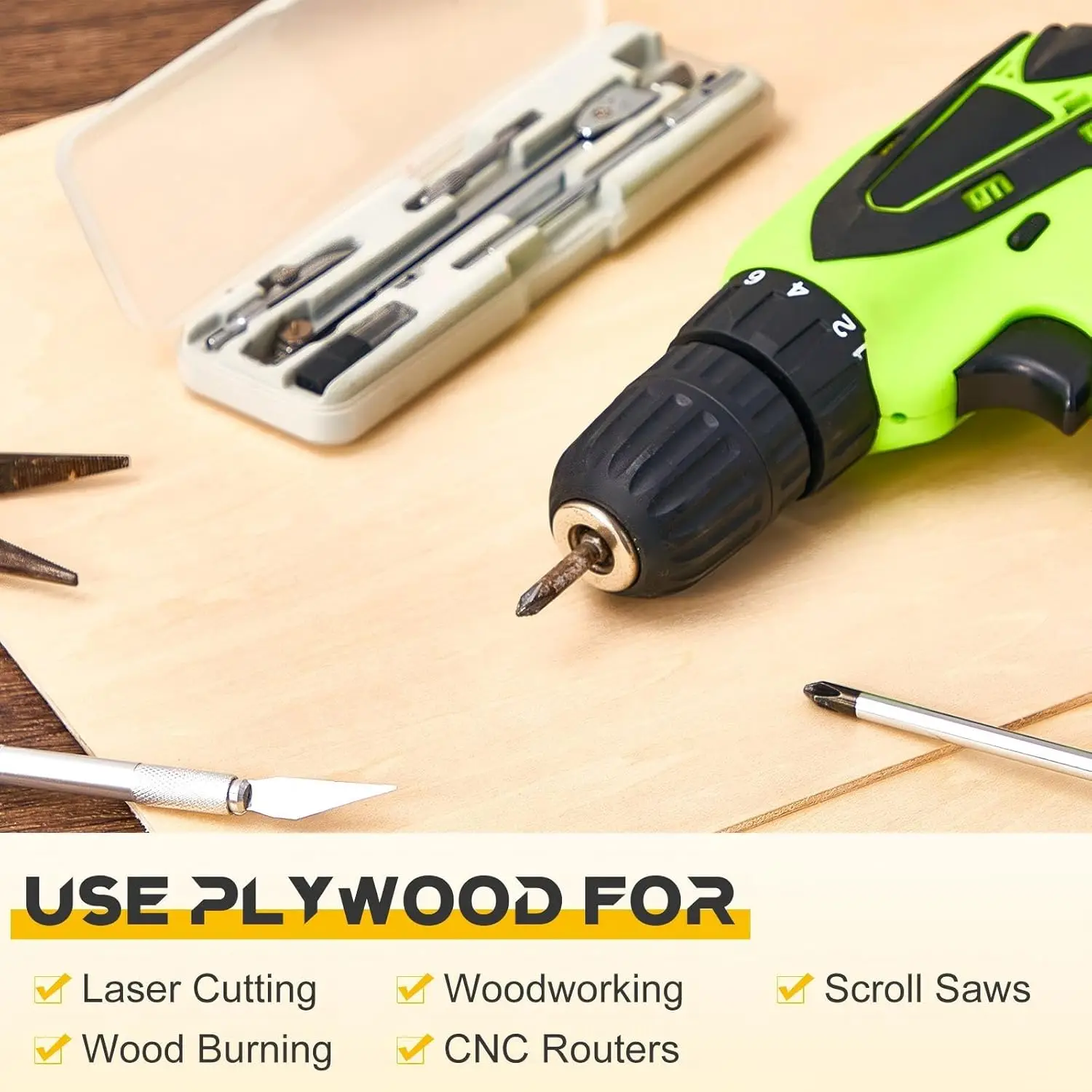 12 Folhas de Madeira de Balsa 12x18 Polegadas, Compensado de 3mm para Marcenaria, Corte a Laser, Projetos DIY