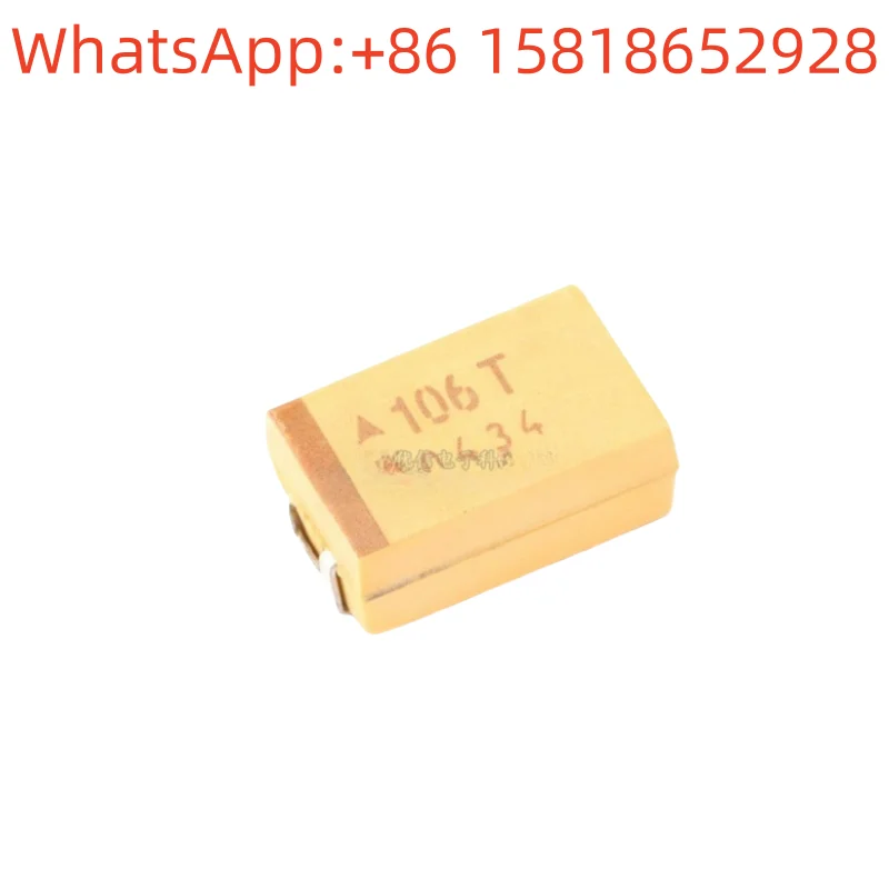 10 pieces of TAJD106K050RNJ original genuine SMD tantalum capacitors 7343D 10uF(106)±10% 50V