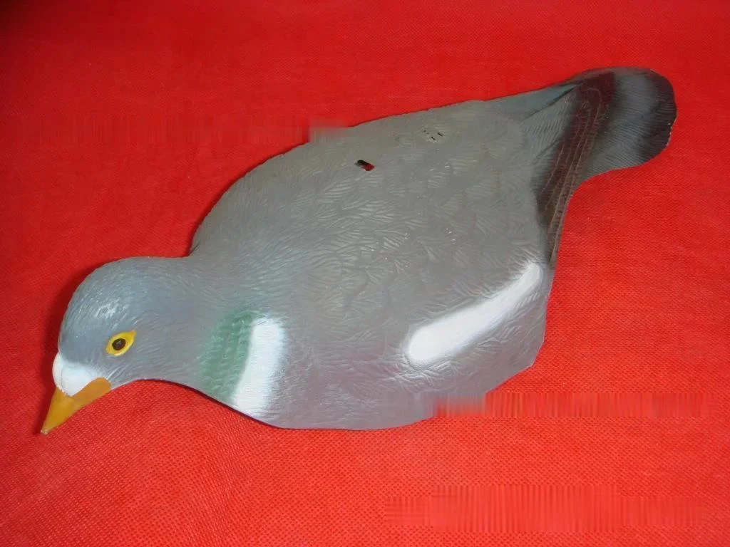 3pcs Simulated plastic pigeons fake pigeon shells for hunting bait and simulated peace doves for garden decoration bird hunting view 4