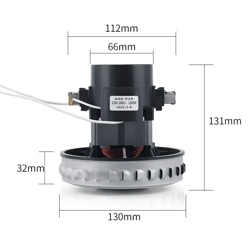 220V 1200W vacuum cleaner motor for Deerma vacuum cleaner replacement