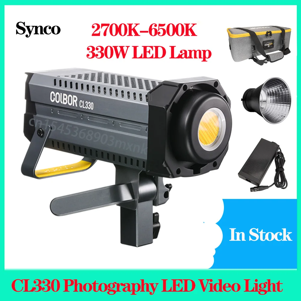 

SYNCO COLBOR CL330 Фотография СВЕТОДИОДНЫЙ Video 2700K-6500K 330W светильник Lamp для фотостудии Live Stream с дистанционным управлением