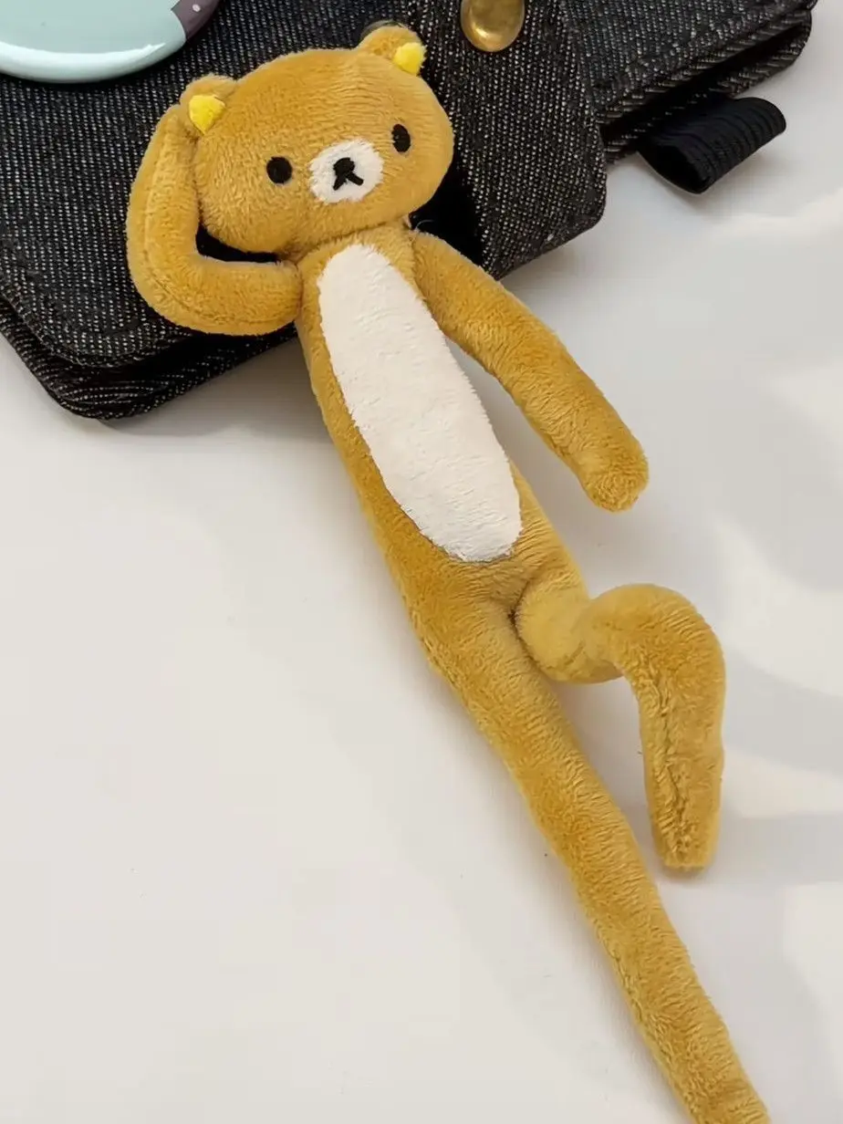 Rilakkuma Plüsch Lustige Spielzeuge Niedliche Stofftier-Figur im Ins-Stil Taschenanhänger Geburtstagsgeschenk für Frauen Heim- und Schreibtischdekoration Bestseller – Detail 5