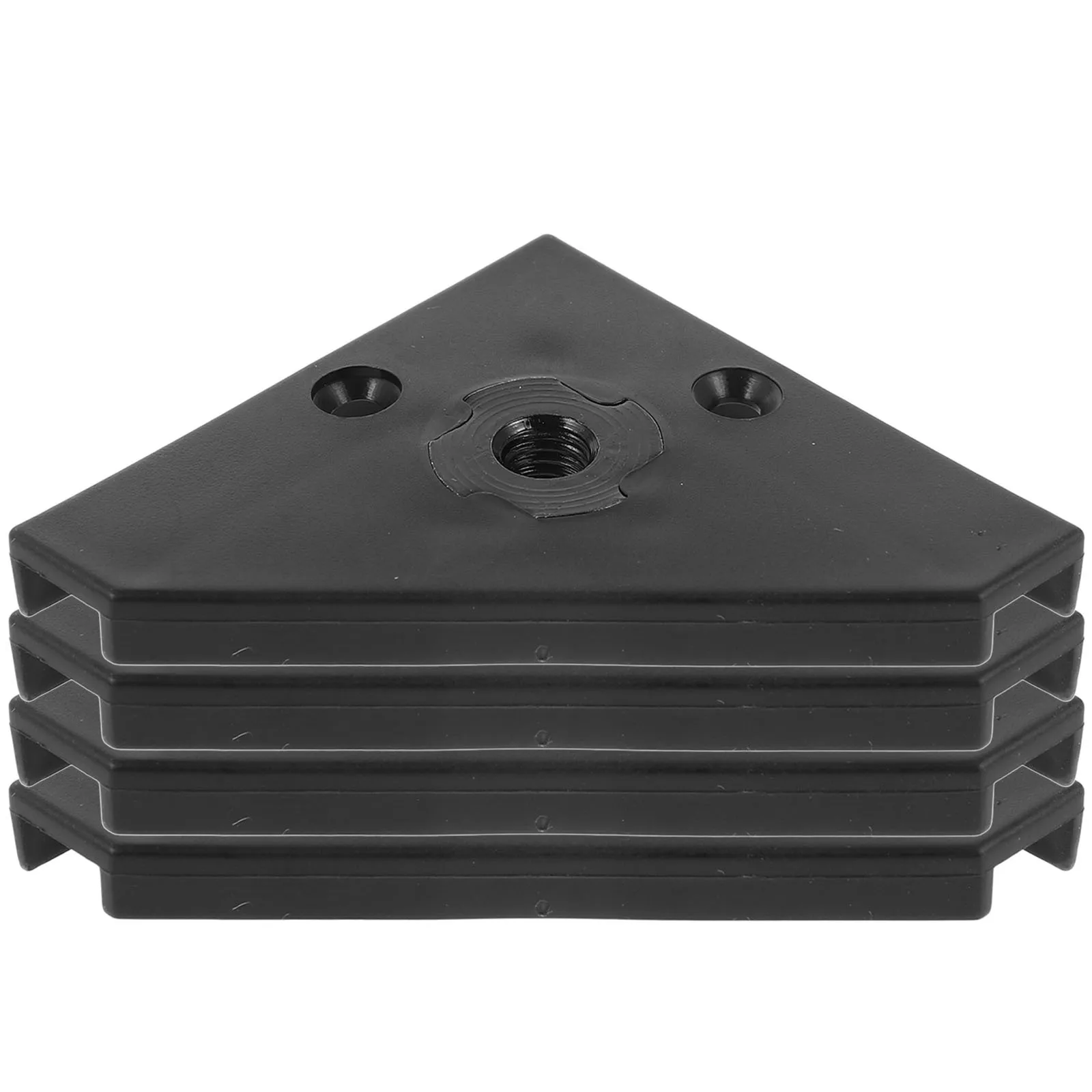 

4 шт. треугольные коврики для ног для настольного футбола, прочные многоразовые подушечки, запасные части, пластиковые подушки для ног, небольшой игровой автомат