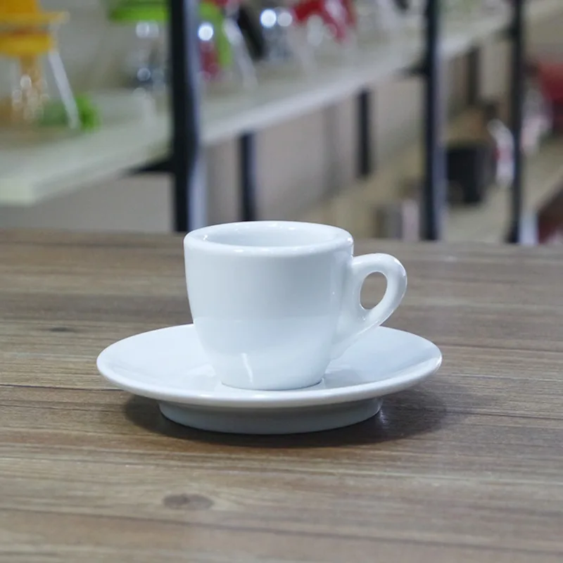 Nuova Point Classic Esp Espresso Cup And Saucer Set Professional Competitive Level Thicken Bone China Coffee Mugs And Plate Set