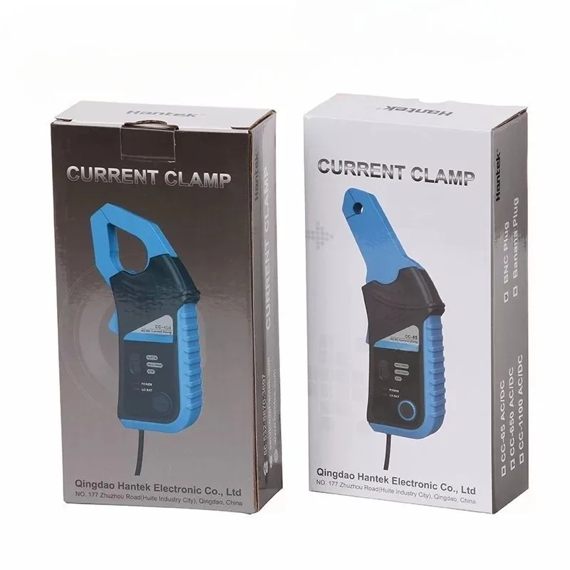 Oscilloscope CC65 CC650 AC/DC Current Clamp Probe 20KHz/400Hz Bandwidth 1mV/10mA 65A/650A with BNC Plug Applicable 1008C