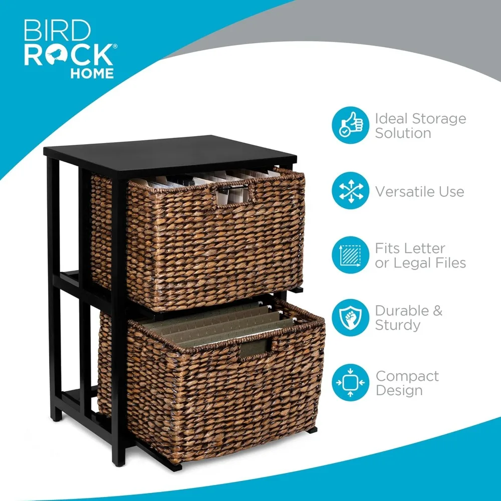 ملف من طبقتين مع سطح خشبي - خزانة ملفات، تخزين المكاتب المنزلية، منضدة، منظم خشبي مزخرف |   مكتب، طاولة حديثة