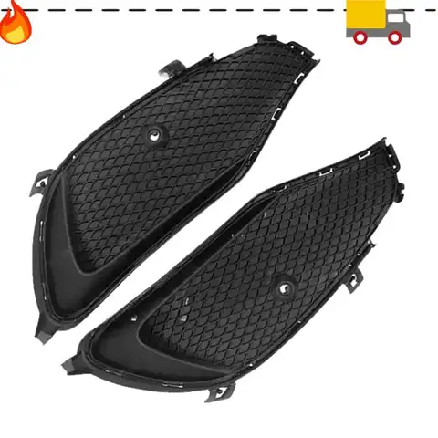 Front Bumper Grille Vents Fog Light Frame For Mercedes Benz W117 CLA180 CLA200 CLA220 2016-2019 6 best sales mercedes benz cla 200 accessories - №5