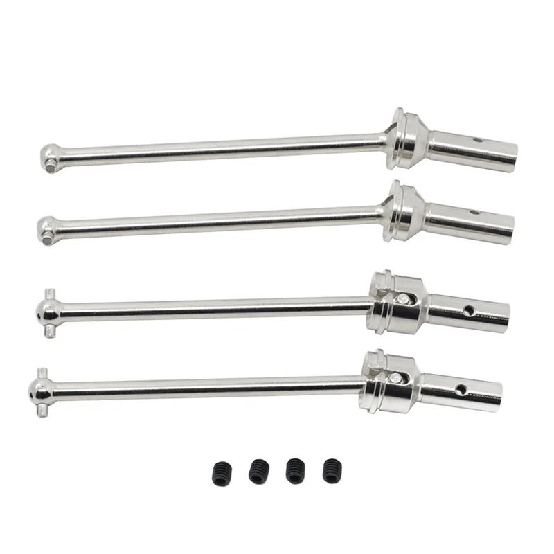 4Pcs Metal Front and Rear Drive Shaft CVD for Arrma 1/8 Typhon 1/7 Infraction Limitless 6S RC Car Upgrade Parts,2