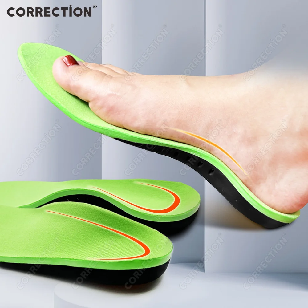 

Arch Support Insoles Sports Shock Absorption Elastic Wear Resistant Orthopedic Flatfoot Insoles Feet Foot Pad CORRECTiON