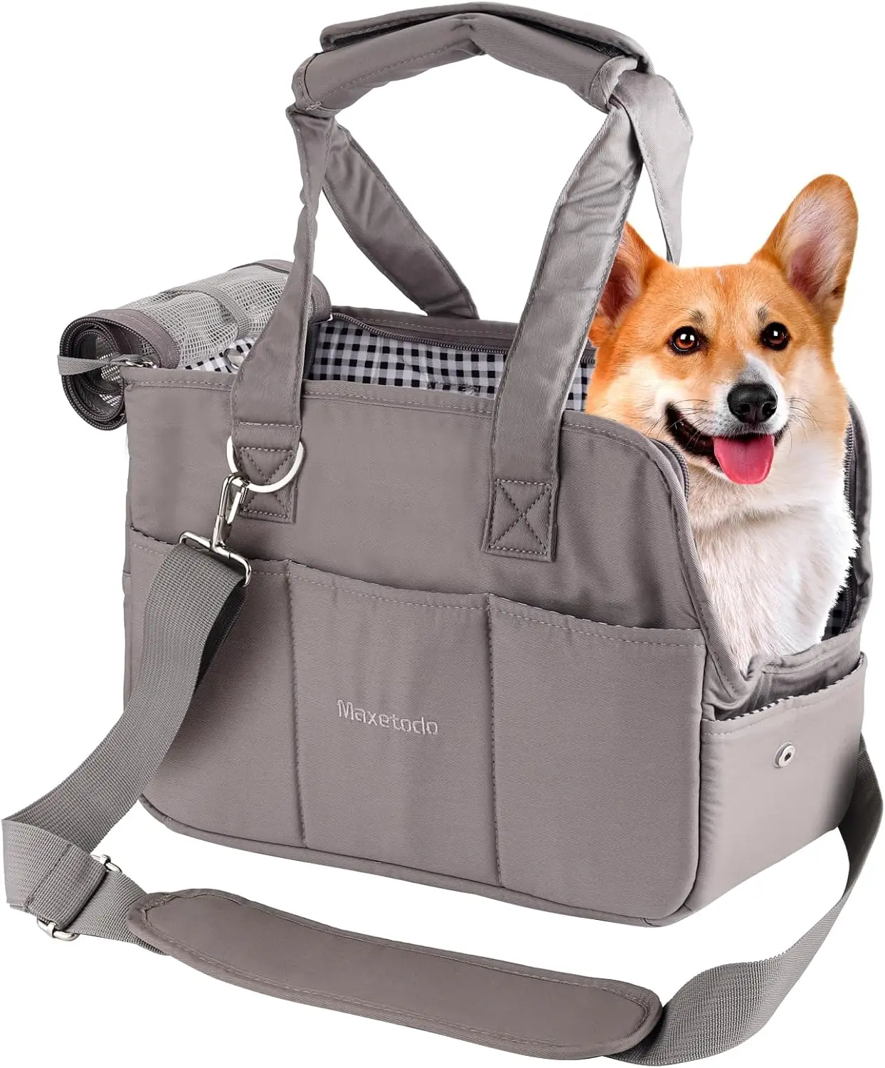 Maxetodo Borsa da Trasporto per Cani di Piccola Taglia, Borsa per Gatti per Cani di Piccola Taglia (6 lb), Gatti (8 lb)
