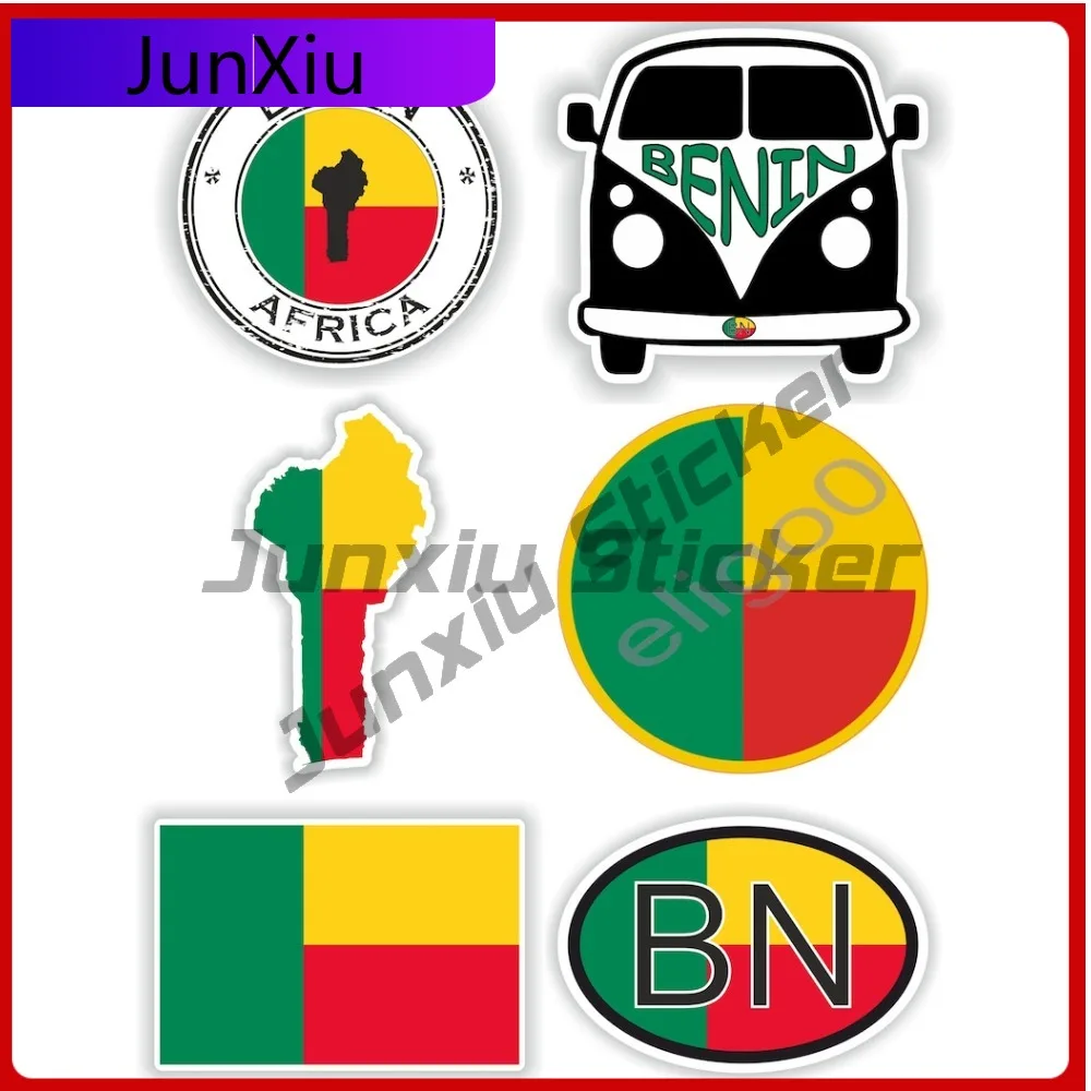 

Benin Set Cool Motorcycle Waterproof Sticker Vinyl Funny Cute Camper Graphic Graphic Truck Trendy Stickers Fade Accessory Car