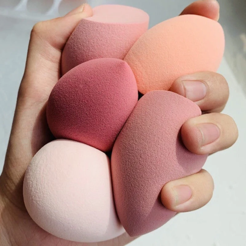 12PCS Beauty Egg Makeup Cosmetic Puff Soft Makeup Sponge Cushion Foundation Powder Sponge Beauty Tool Women Make Up Accessories